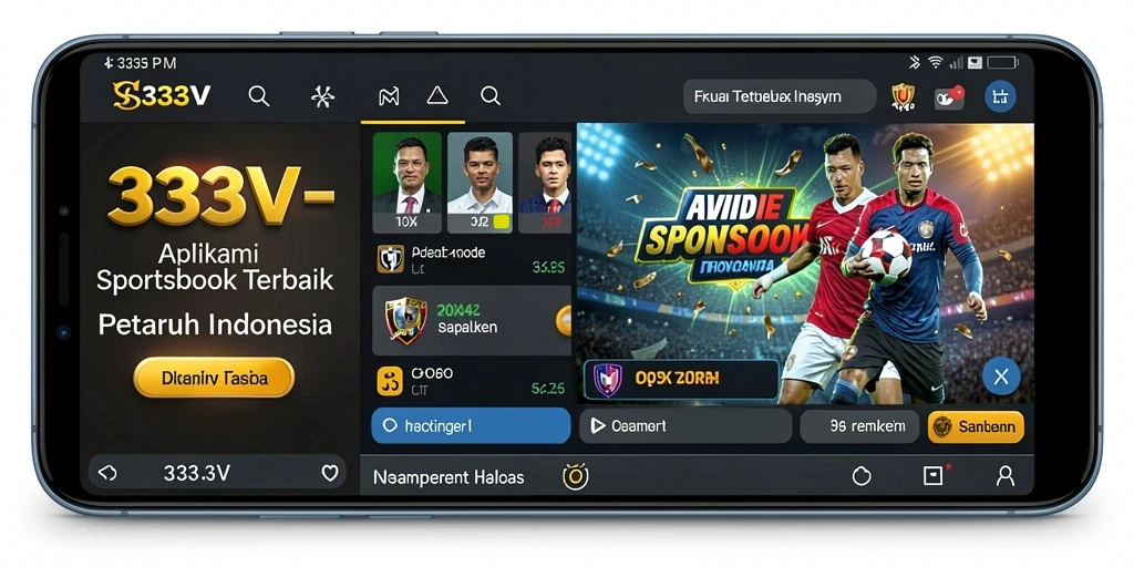 Tampilan menarik dari gameplay taruhan di 333V.