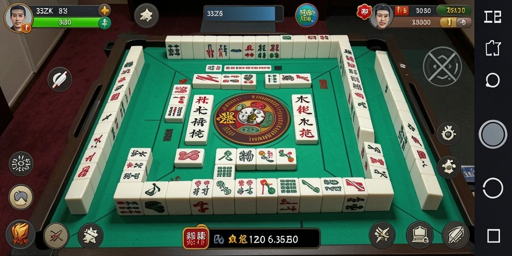 Tampilan gameplay menarik dari game Mahjong 33ZK.