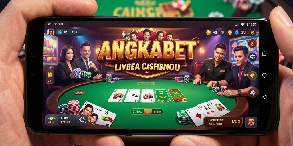Tampilan permainan Live Casino di ANGKABET yang menakjubkan.