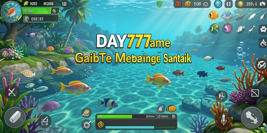 Tampilan menarik dari gameplay DAY777 menampilkan pengalaman memancing yang mendebarkan.