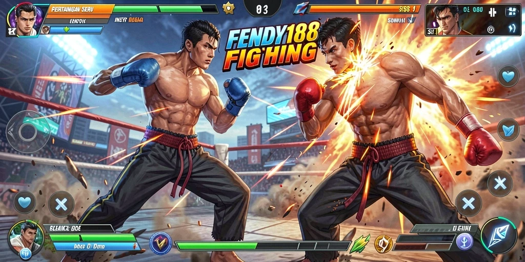 Screenshot FENDY188 menampilkan aksi pertarungan yang mendebarkan dan grafis menawan.