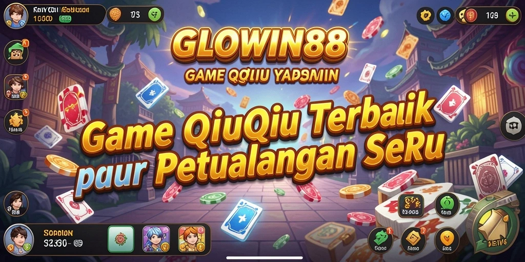 Tampilan gameplay seru dalam GLOWIN88 menampilkan pertarungan QiuQiu yang mendebarkan.