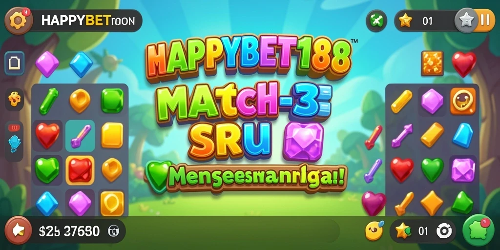 Screenshot dari gameplay seru HAPPYBET188 yang menarik.