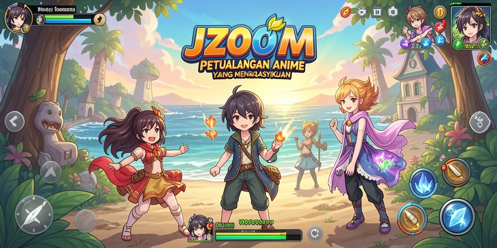 Tampilan menarik dari gameplay J200M yang memukau dan dinamis.