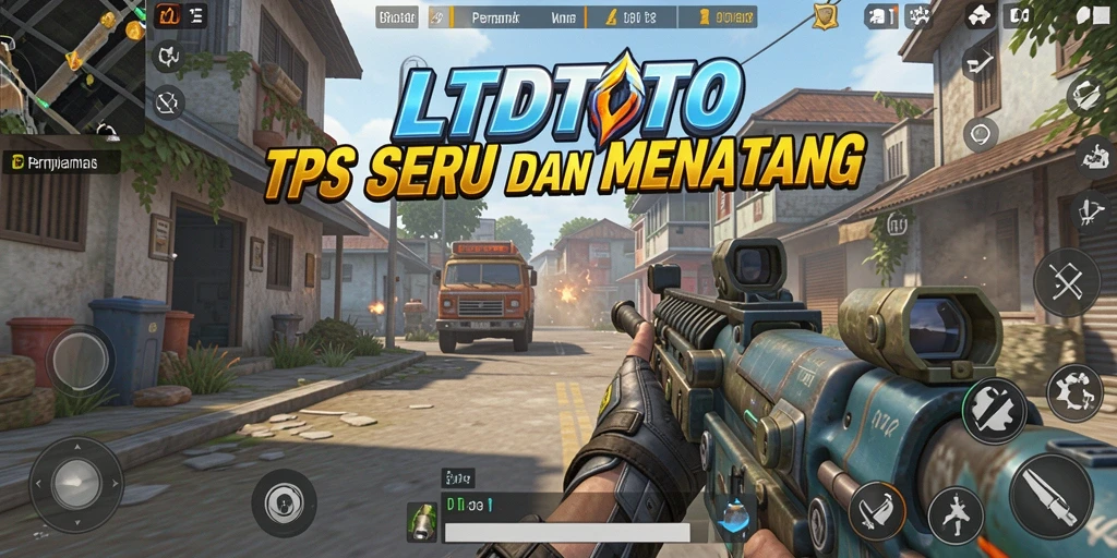 Screenshot LTDTOTO menunjukkan aksi seru dalam permainan TPS.