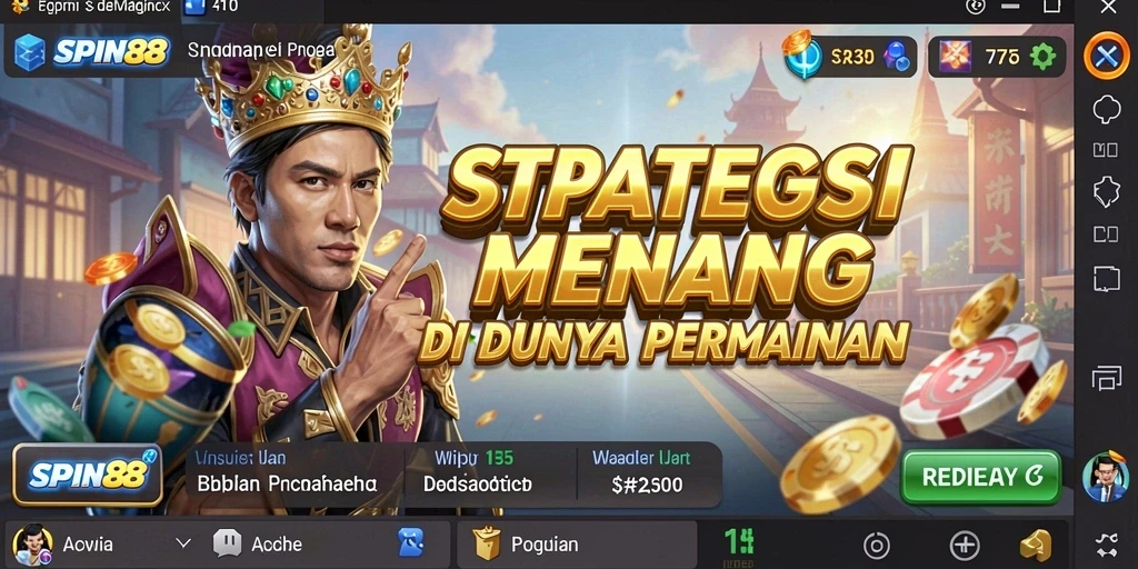 Screenshot SPIN88 menunjukkan momen strategis dalam permainan.
