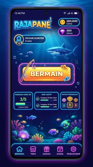 Screenshot saat mengunduh aplikasi di rajapanen dengan cepat.